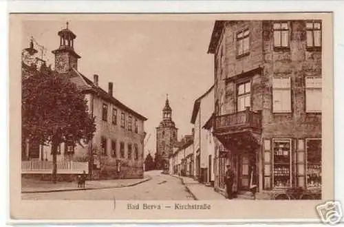 13269 Ak Bad Berka Kirchstrasse 1927