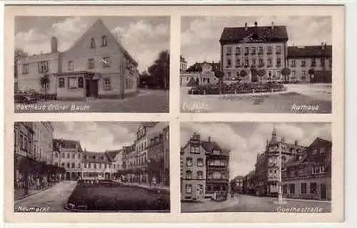 41264 Mehrbild Ak Gößnitz S.-A. Gasthaus usw. 1950