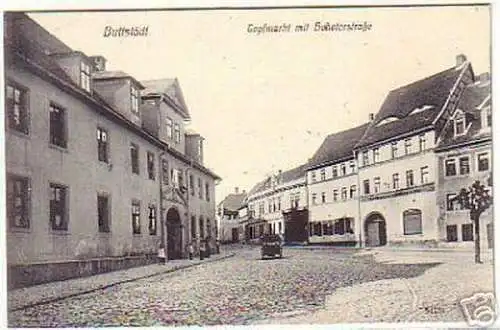 15954 Ak Buttstädt Topfmarkt mit Hohetorstraße 1911