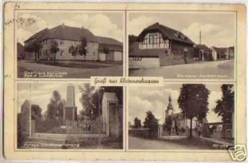 15429 Ak Gruß aus Kleinneuhausen Bäckerei usw. 1934