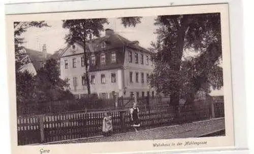 27361 Ak Gera Wohnhaus in der Mühlengasse um 1930