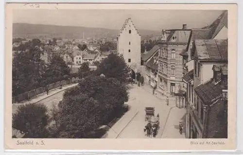 97290 Ak Saalfeld a.S. Blick auf Alt-Saalfeld um 1930