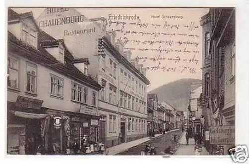 17580 Ak Friedrichroda Hotel Schauenburg 1907