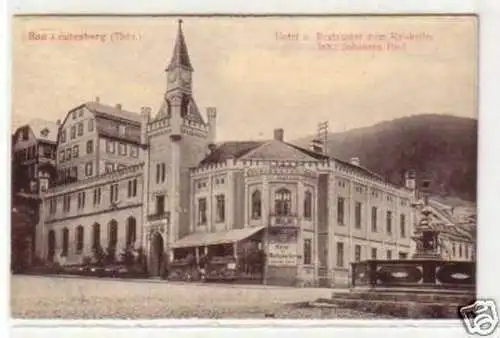 34287 Ak Bad Leutenberg Hotel zum Ratskeller 1925