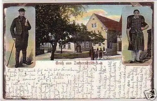 25688 Mehrbild Ak Gruss aus Zschernitzsch S.-A. 1906