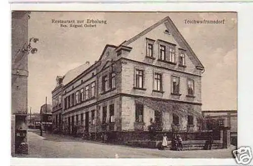 33009 Ak Teichwolframsdorf Restaurant zur Erholung 1910