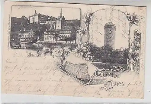 19389 Mehrbild Ak Gruß aus Gera Stadtansichten 1902