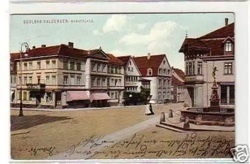 33041 Ak Soolbad Salzungen Marktplatz 1929