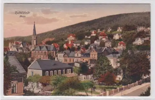 94806 Ak Rudolstadt am Hainberg Panoramaansicht 1917