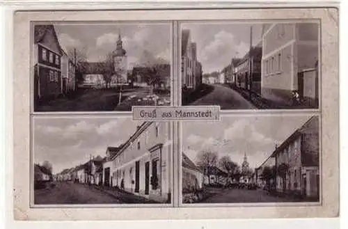 26935 Mehrbild Ak Gruß aus Mannstedt Landkreis Sömmerda 1943