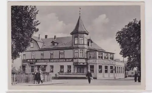 88160 AK Tabarz Thüringen - Spindlerplatz, Kurhotel Deutscher Hof