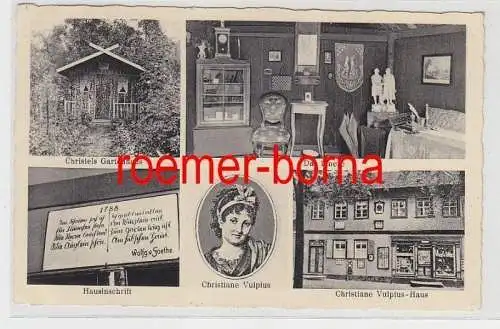 79147 Mehrbild Ak Bad Lauchstädt i. Thür. Christiane Vulpius Haus 1941