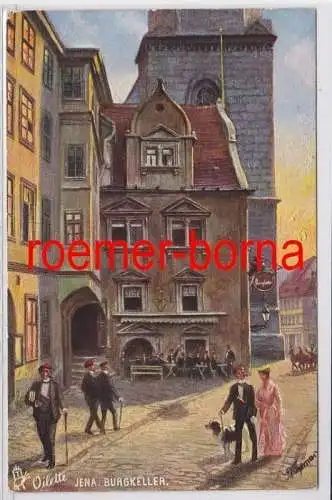 81615 Künstler Ak Jena Restaurant Burgkeller um 1910