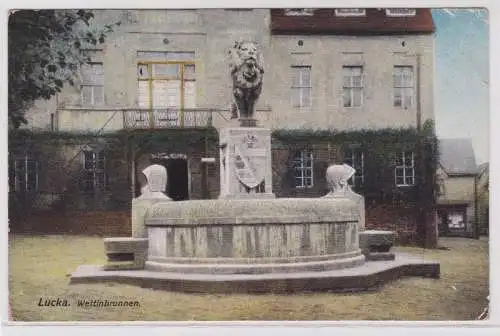 87629 Ak Lucka S.-A. Wettinbrunnen 1926