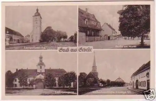 29074 Mehrbild Ak Gruß aus Gebesee um 1940