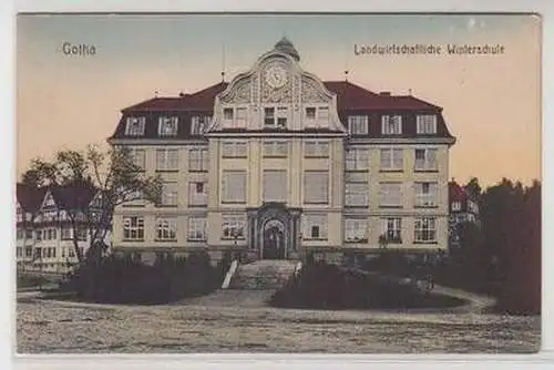 56153 Ak Gotha Landwirtschaftliche Winterschule um 1910