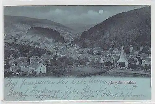 60168 Mondscheinkarte Kleinschmalkalden Totalansicht 1901