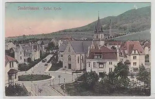 56263 Ak Sondershausen katholische Kirche 1909