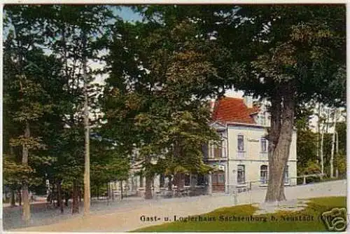 16480 Ak Gasthaus Sachsenburg bei Neustadt Orla um 1920