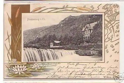 17678 Jugendstil Ak Blankenburg in Thüringen 1903