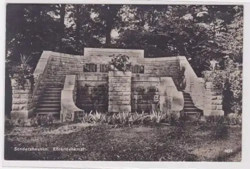 55884 Ak Sondershausen - Ehrendenkmal 1931