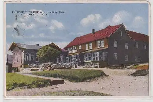 69837 Ak Preussischer Hof auf dem Inselberg Thüringen 1926