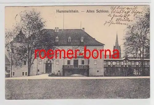 80600 Ak Hummelshain Altes Schloss 1924