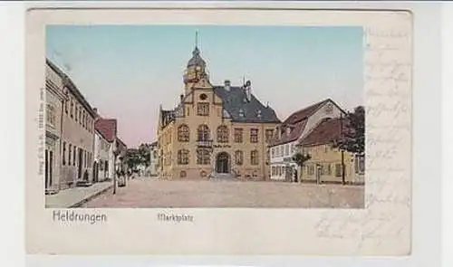 37234 Ak Heldrungen Marktplatz 1907