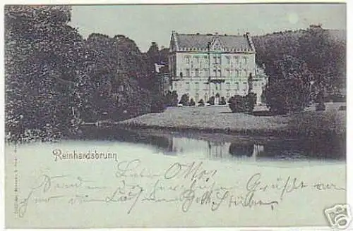 06120 Mondscheinkarte Reinhardsbrunn Thüringen 1903