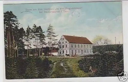 34646 Ak Gruß aus Klosterlausnitz in Thüringen 1911