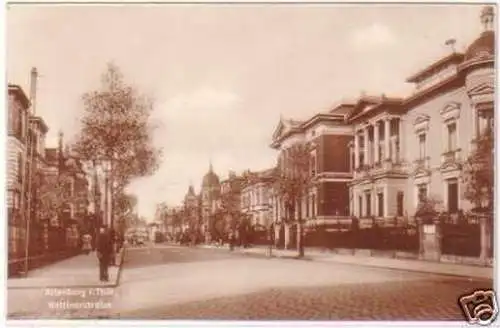 29746 Ak Altenburg in Thüringen Wettinerstraße um 1920