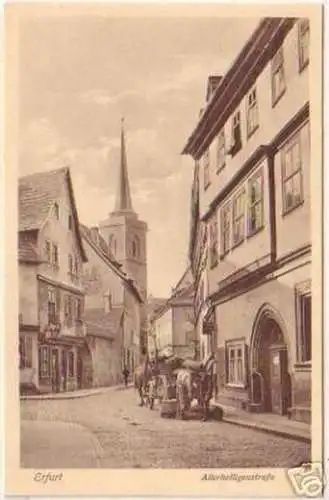 19215 Ak Erfurt Allerheiligenstrasse um 1920