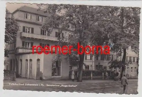 57115 Ak Volksheilbad Liebenstein in Thür. Sanatorium 'Hugo Gefroi' 1966