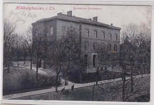 88634 Ak Hildburghausen in Thüringen Gymnasium Georgianum 1915