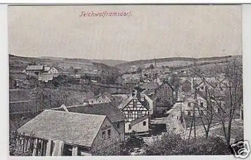 34737 Ak Teichwolframsdorf Totalansicht um 1910