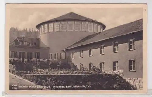 81913 Ak Bad Liebenstein in Thüringen VEB Heinrich Mann Sanatorium 1954