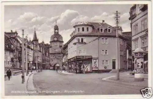 24122 Ak Waltershausen in Thüringen Nicolaustor 1935