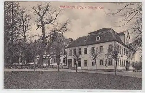 44737 Ak Mühlhausen in Thüringen Weisses Haus 1912