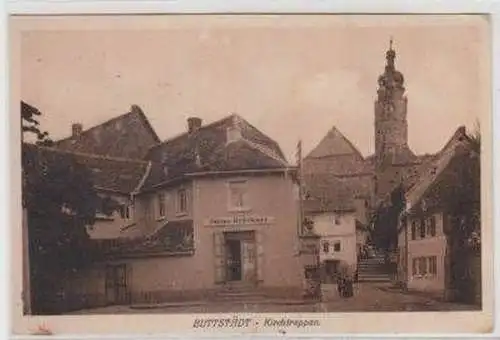 29189 Ak Buttstädt Kirchtreppen um 1920