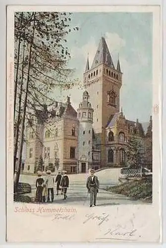 50631 Ak Schloss Hummelshain 1902