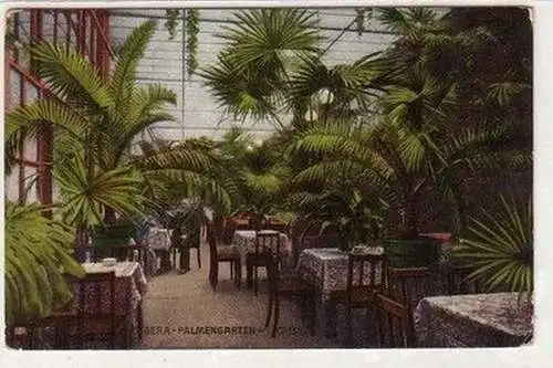 10317 Ak Gera Palmengarten Café Bes. Otto Uhlmann um 1925