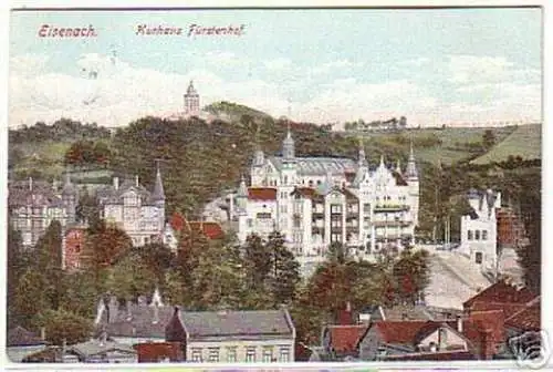 14884 Ak Eisenach Kurhaus Fürstenhof 1908