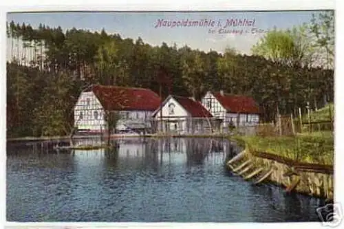 09577 Ak Naupoldsmühle im Mühltal Thüringen um 1910