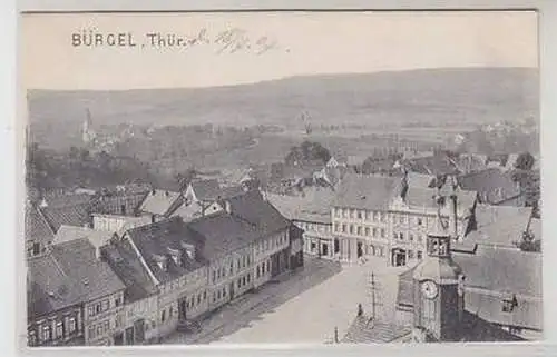 53310 Ak Bürgel in Thüringen Totalansicht 1907