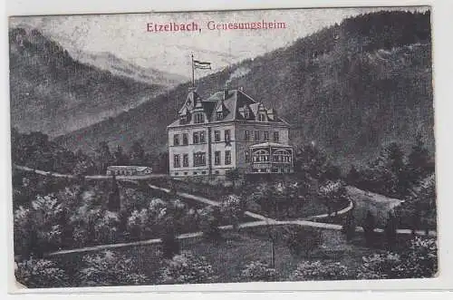 70313 Ak Etzelbach Genesungsheim 1922