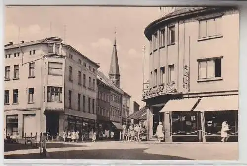 70536 Ak Apolda Bahnhofstrasse mit HO Lebensmittel 1962