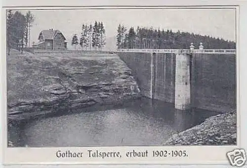 35625 Ak Gothaer Talsperre erbaut 1902-1905