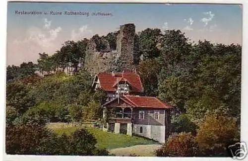 31516 Ak Restauration und Ruine Rothenburg 1911