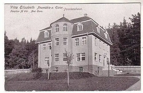 58717 Ak Neumühle a. Elster Villa Elisabeth um 1910