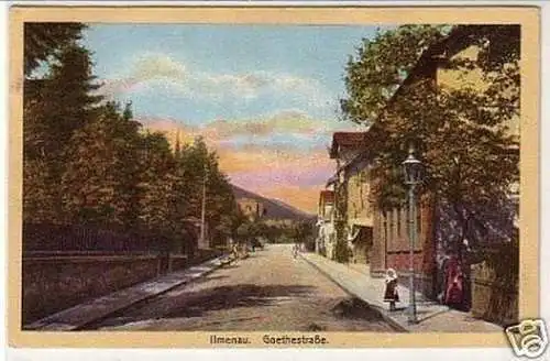 31614 Ak Ilmenau Goethestrasse 1913